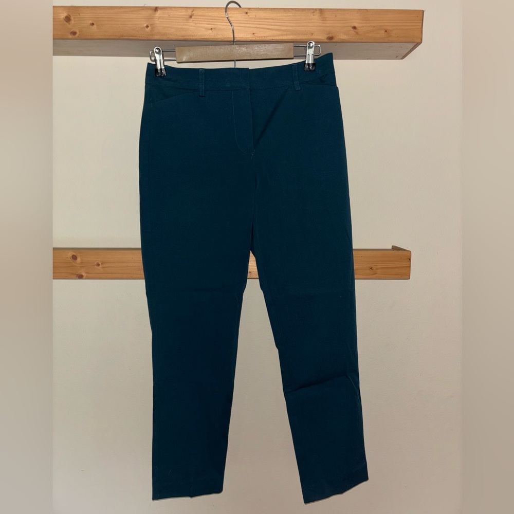 NWT Worthington Women’s Slim Ankle Pant Dark Teal